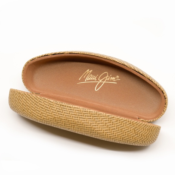 MAUI JIM Hardshell Eyeglass Case Basketweave Motif - Picture 8 of 15
